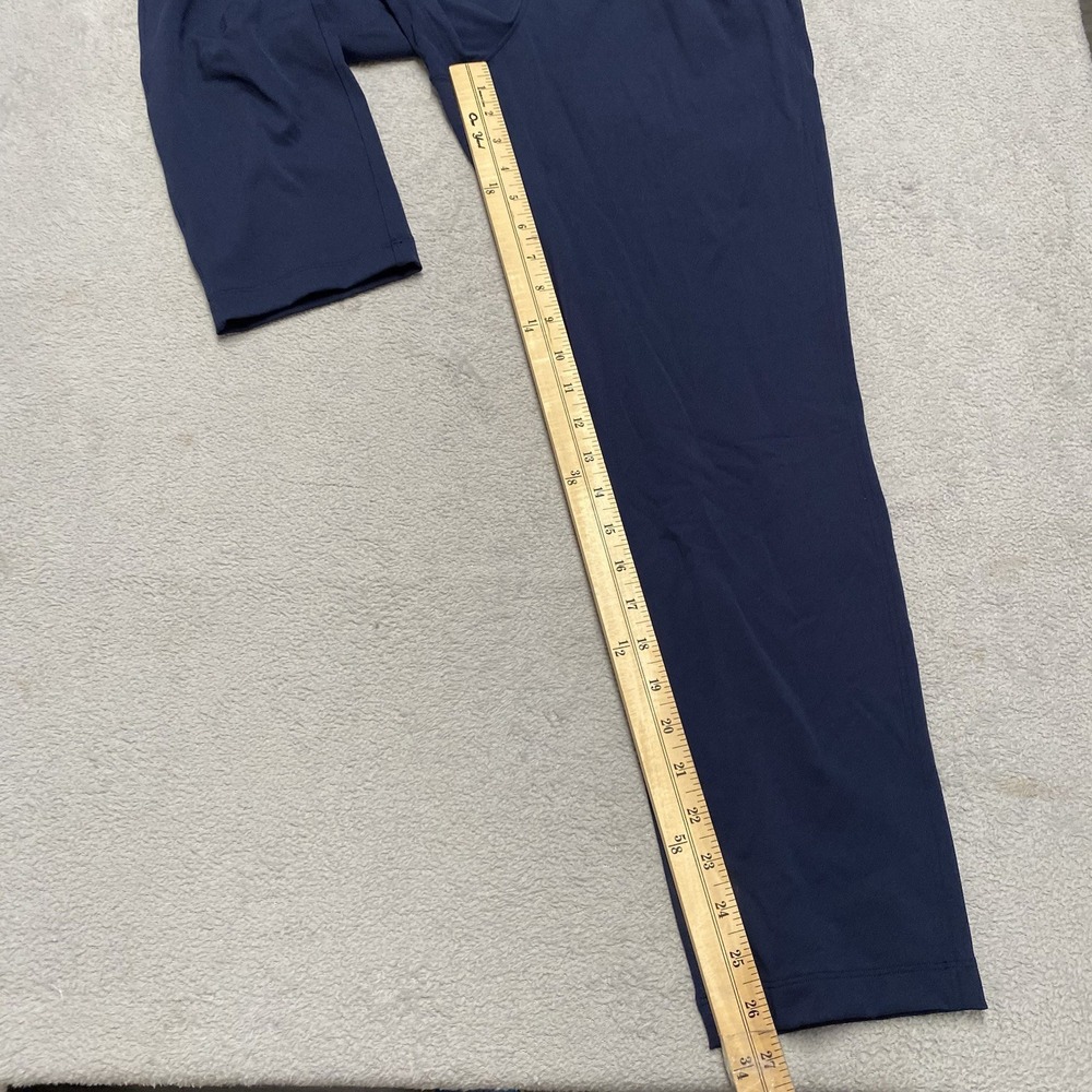 Lululemon On The Fly 7/8 Pant Womens 4 Navy Blue Casual Drawstring - Picture 2 of 9